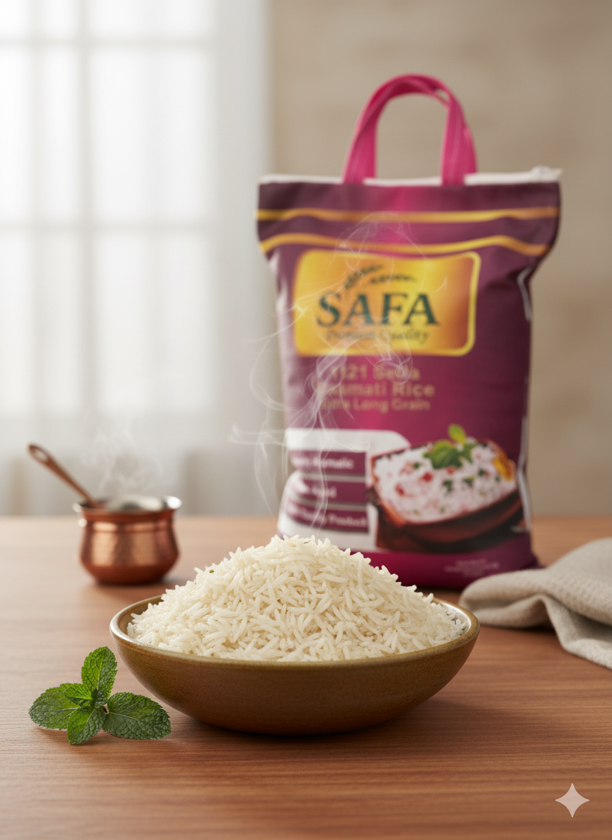 Safa Premium Sella Basmati-Reis 💰 20-kg Großfamilien-Bundle